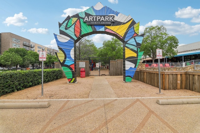 1610 Life Ave, Dallas, TX 75212 - view of jungle gym with a gate