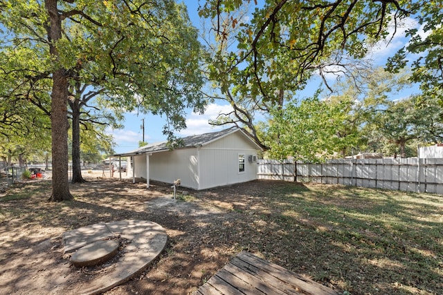 view of back of property