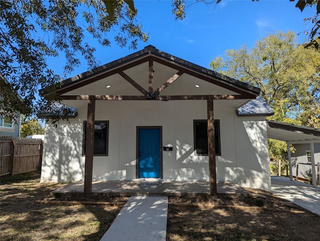 view of back of house