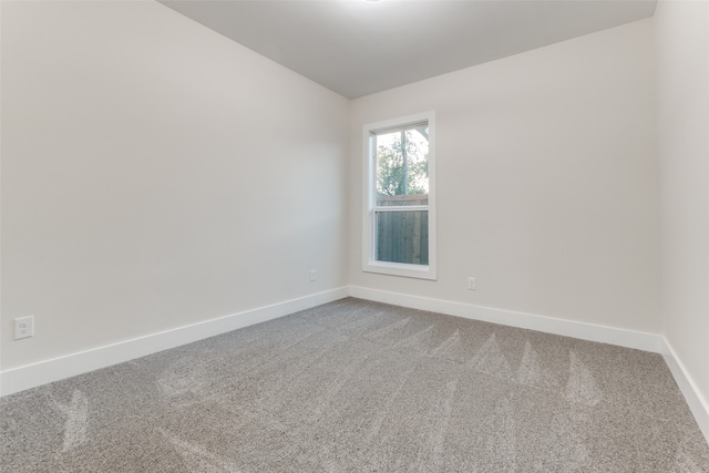 spare room featuring carpet floors