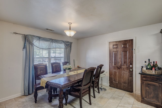 view of dining room