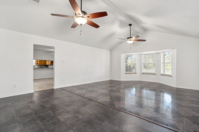 empty room with plenty of natural light and light tile patterned flooring