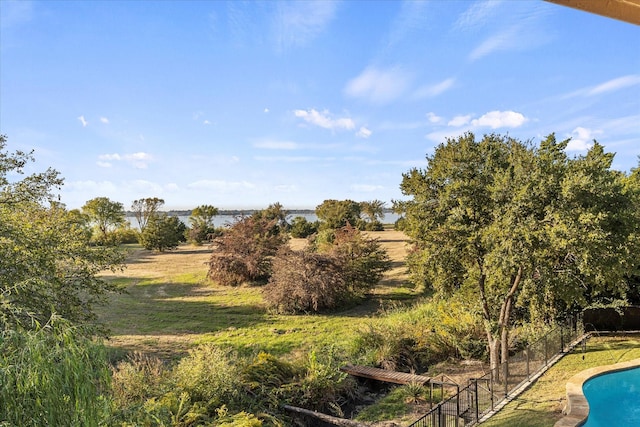 view of landscape with a rural view