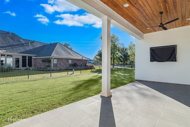 exterior space with a patio area