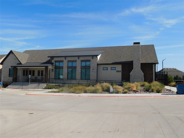 view of front of home