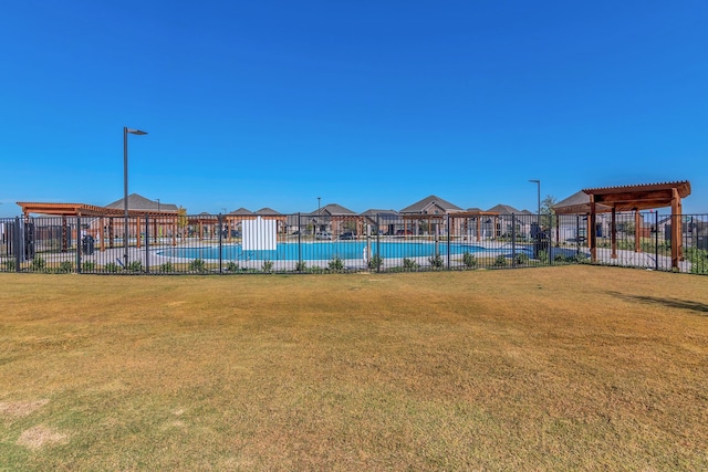 exterior space featuring a community pool