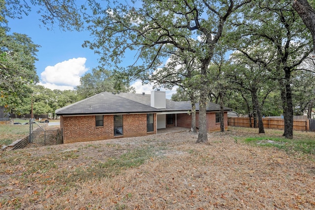 view of back of property