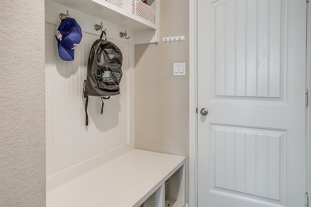 view of mudroom