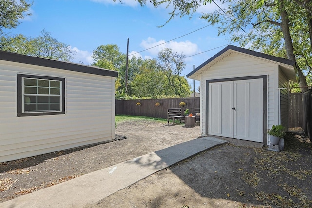 view of outbuilding