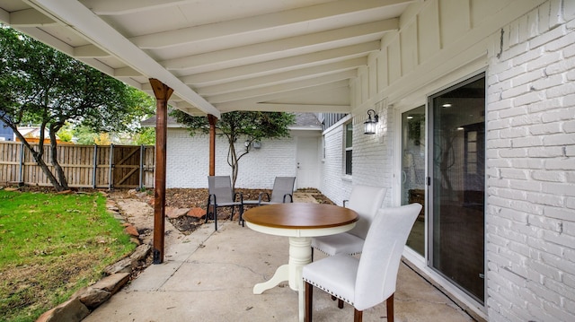 view of patio