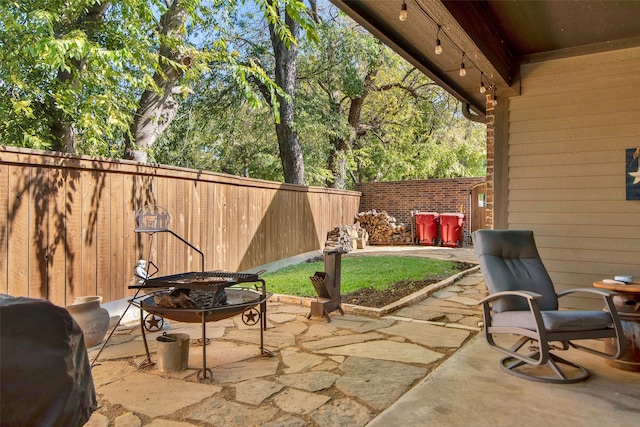 view of patio