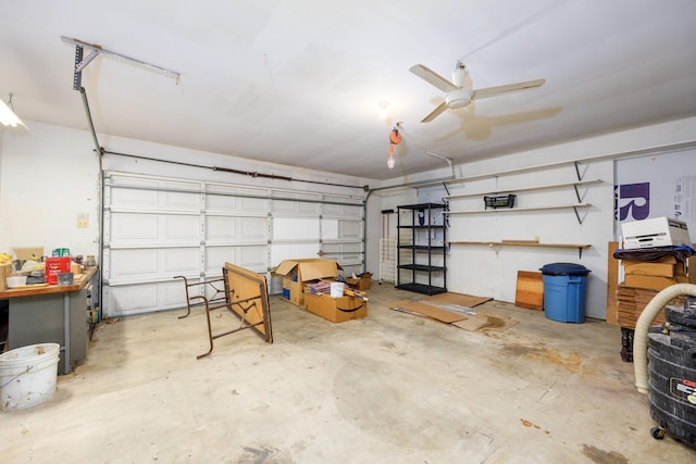 406 Rita Ln, Duncanville, TX 75116 - garage with ceiling fan