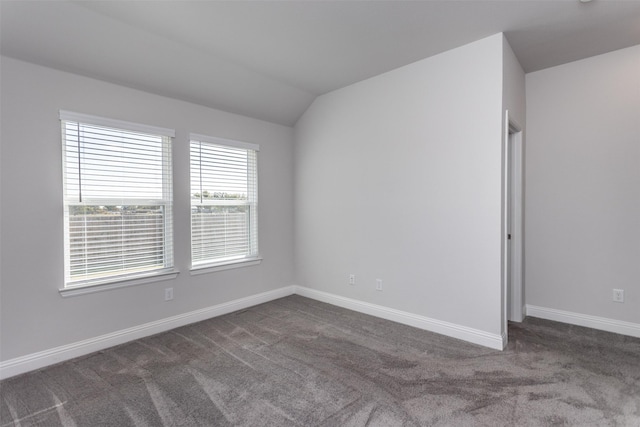 113 Bailey Ranch Dr, Lindsay, TX 76240 - carpeted empty room featuring baseboards and vaulted ceiling