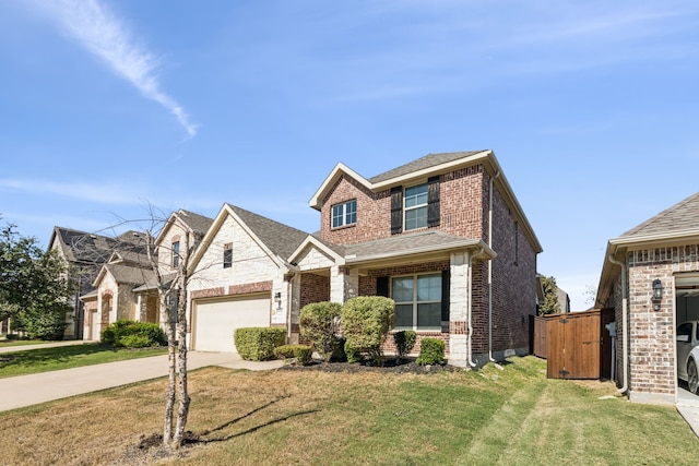 view of front of home with a front yard