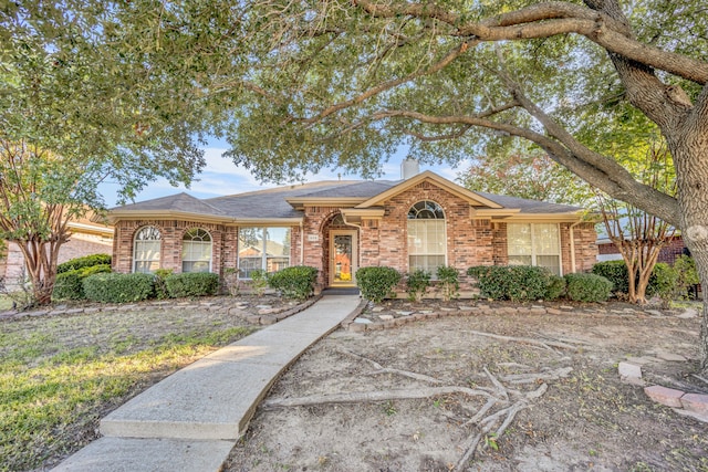 view of ranch-style home