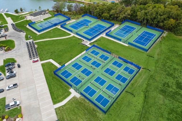 4007 Yellow Jasmine Ln, Heath, TX 75126 - drone / aerial view of a nearby body of water