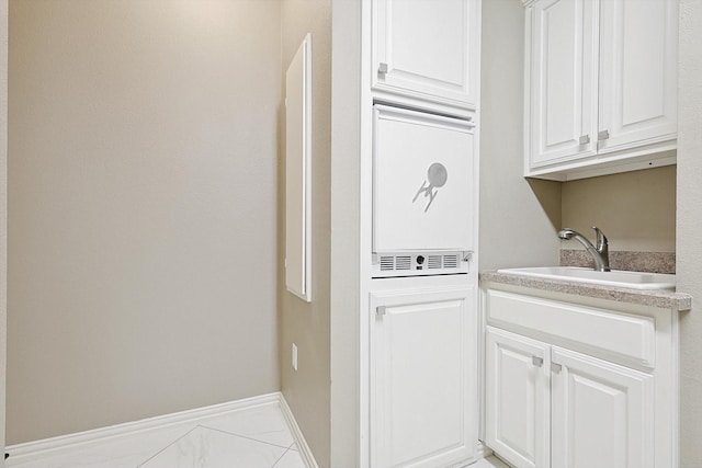 laundry area featuring sink