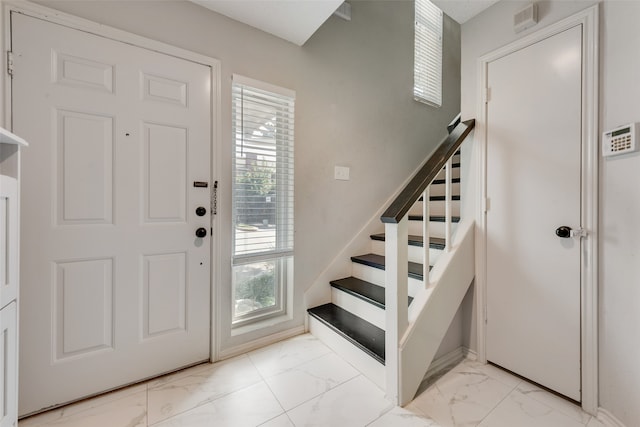 view of entrance foyer