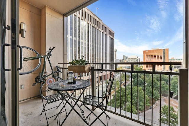 1200 Main St Unit 503, Dallas, TX 75202 - balcony featuring a view of city