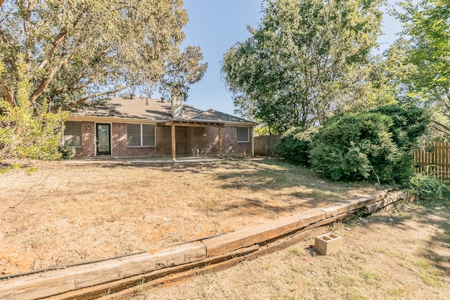 view of rear view of property