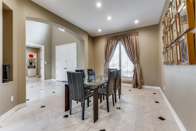 view of dining room