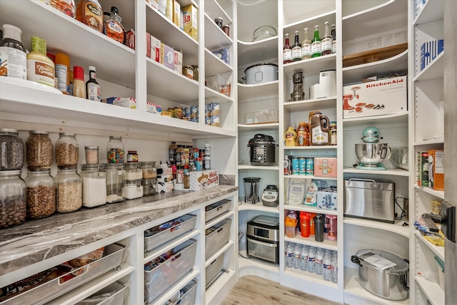 view of pantry