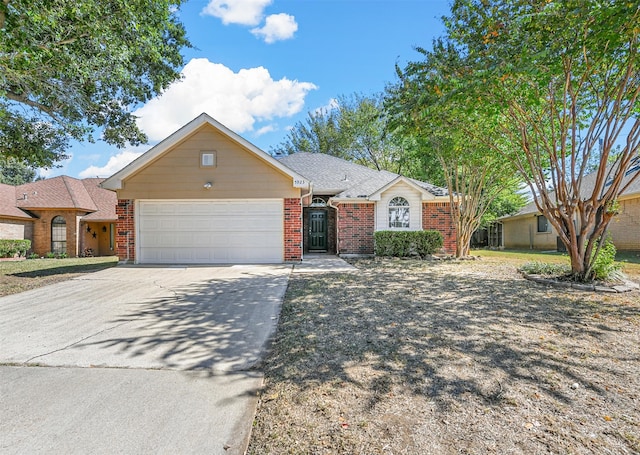 ranch-style house with a garage