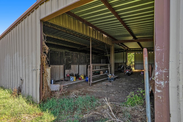 view of outdoor structure