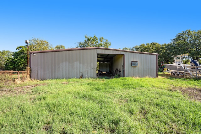 view of outbuilding