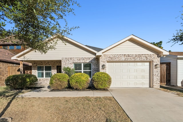 ranch-style house with a garage