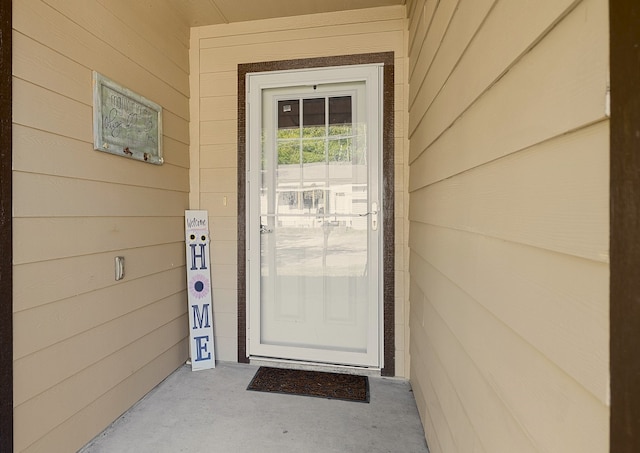 view of entrance to property