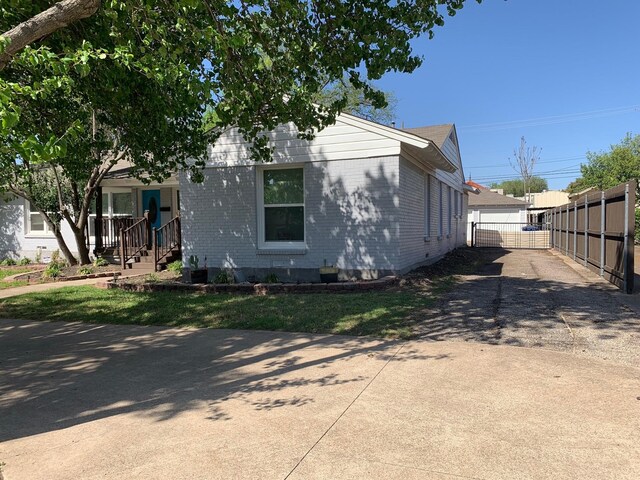 view of side of home