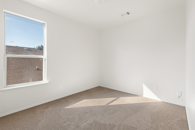 carpeted spare room with plenty of natural light