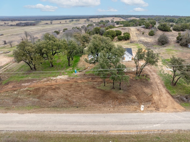 bird's eye view featuring a rural view