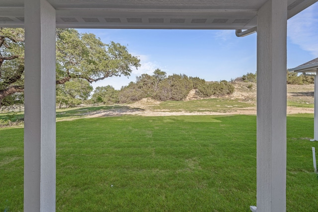 view of yard