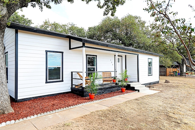 view of front of home