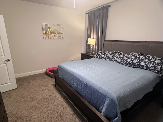 bedroom featuring carpet flooring