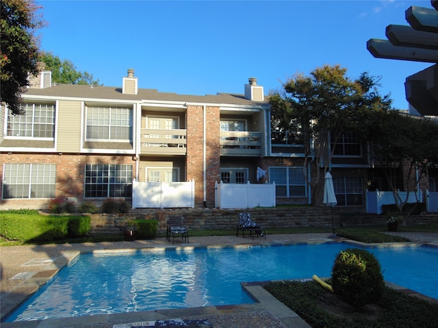 view of pool