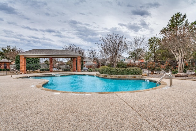 575 S Virginia Hills Dr Unit 3004, Mckinney, TX 75072 - community pool featuring a gazebo, fence, and a patio area