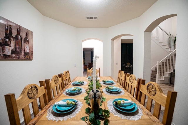 dining room featuring tile patterned floors