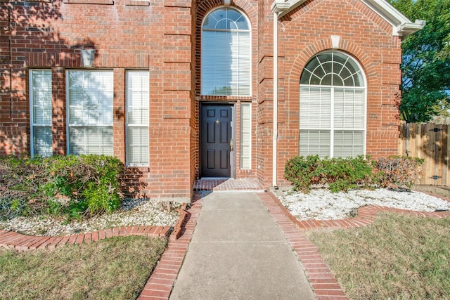 view of property entrance