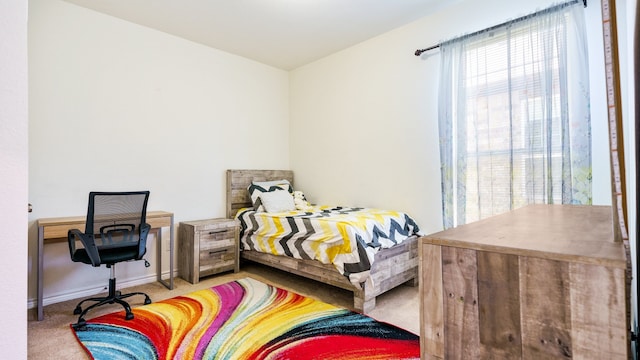 bedroom with carpet flooring