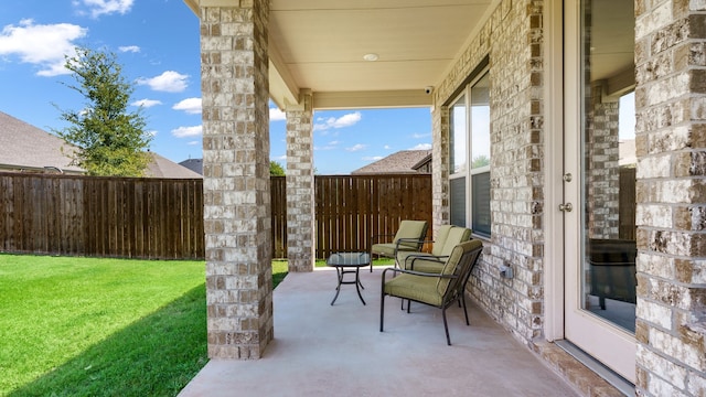 view of patio