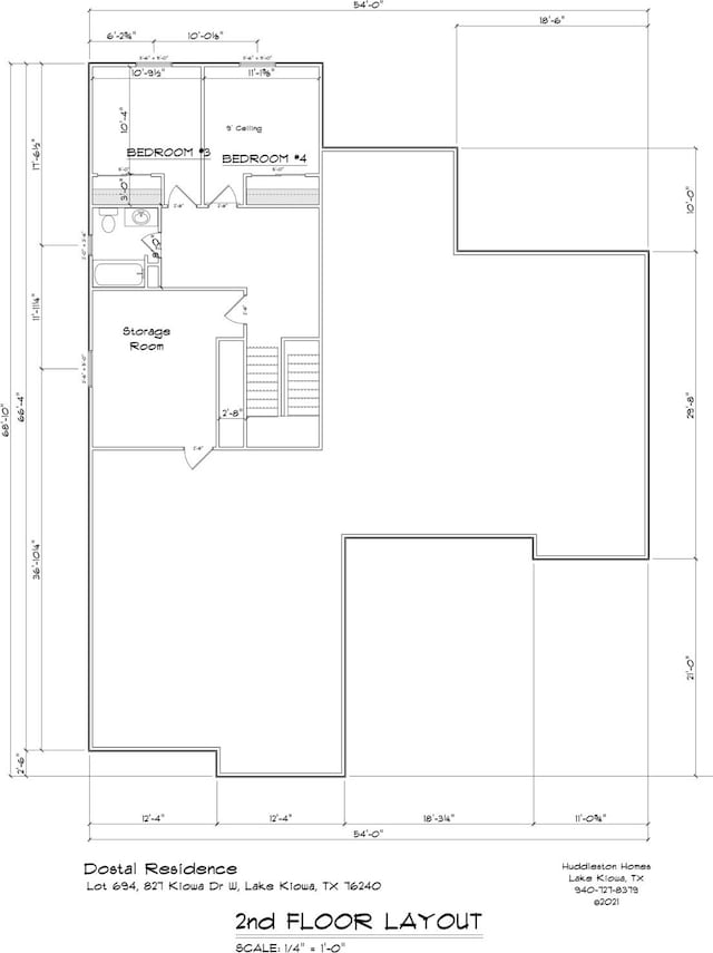 827 Kiowa Dr W, Gainesville, TX 76240 - view of floor plan / room layout
