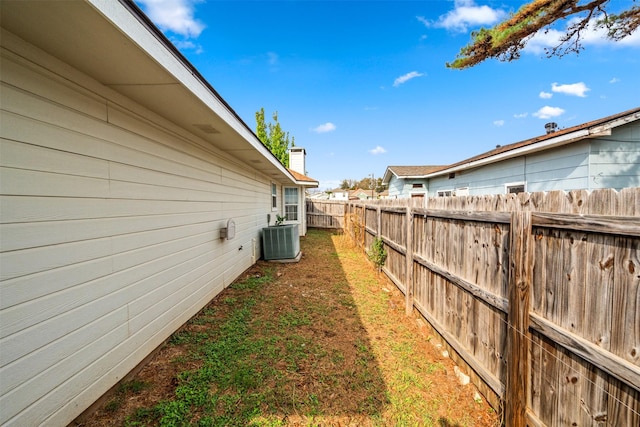 618 W Crawford St, Denison, TX 75020 - fenced backyard featuring cooling unit
