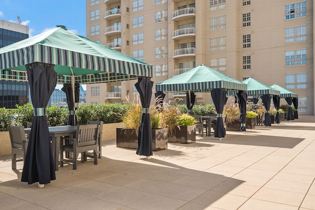 view of home's community featuring a gazebo