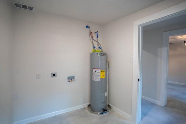 utilities with electric water heater