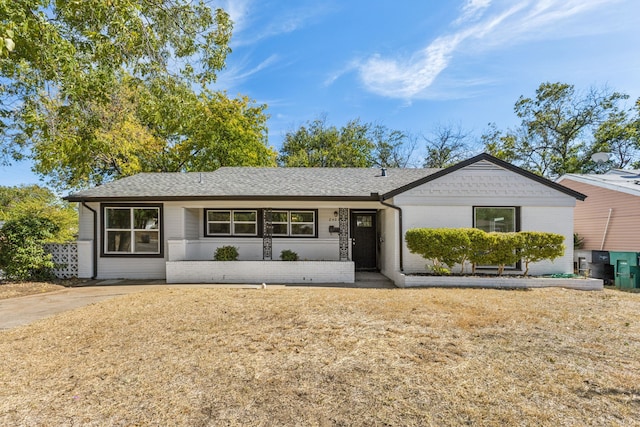 view of ranch-style house