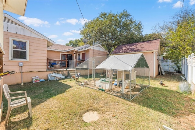 view of yard with a patio area