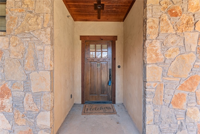 view of property entrance